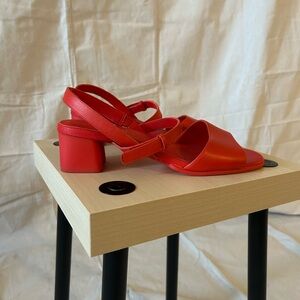 Camper Red Sandals 39